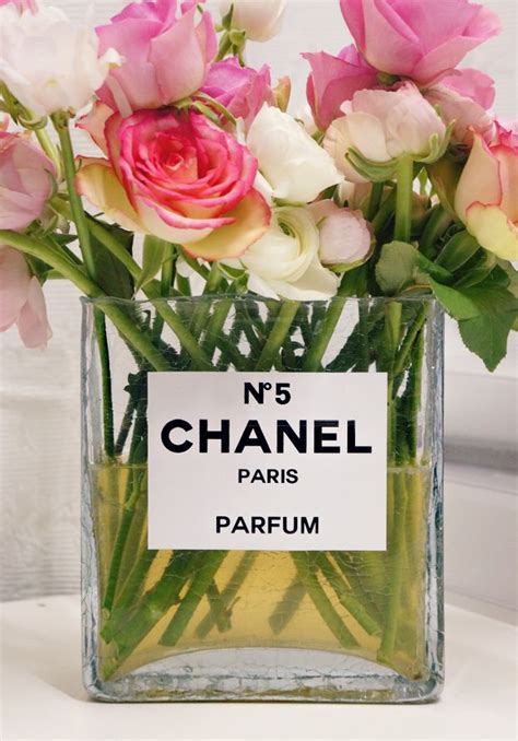 chanel no 5 vase|chanel no 5 flowers.